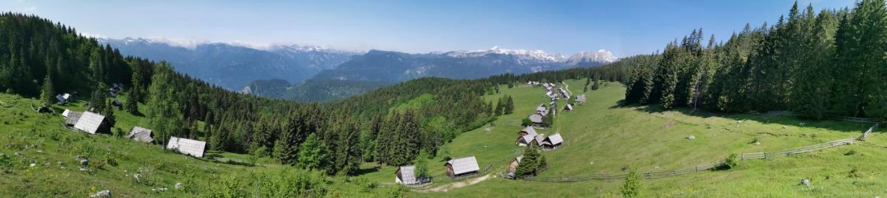Chalet Stara Jelka Pokljuka Zgornje Gorje Kültér fotó