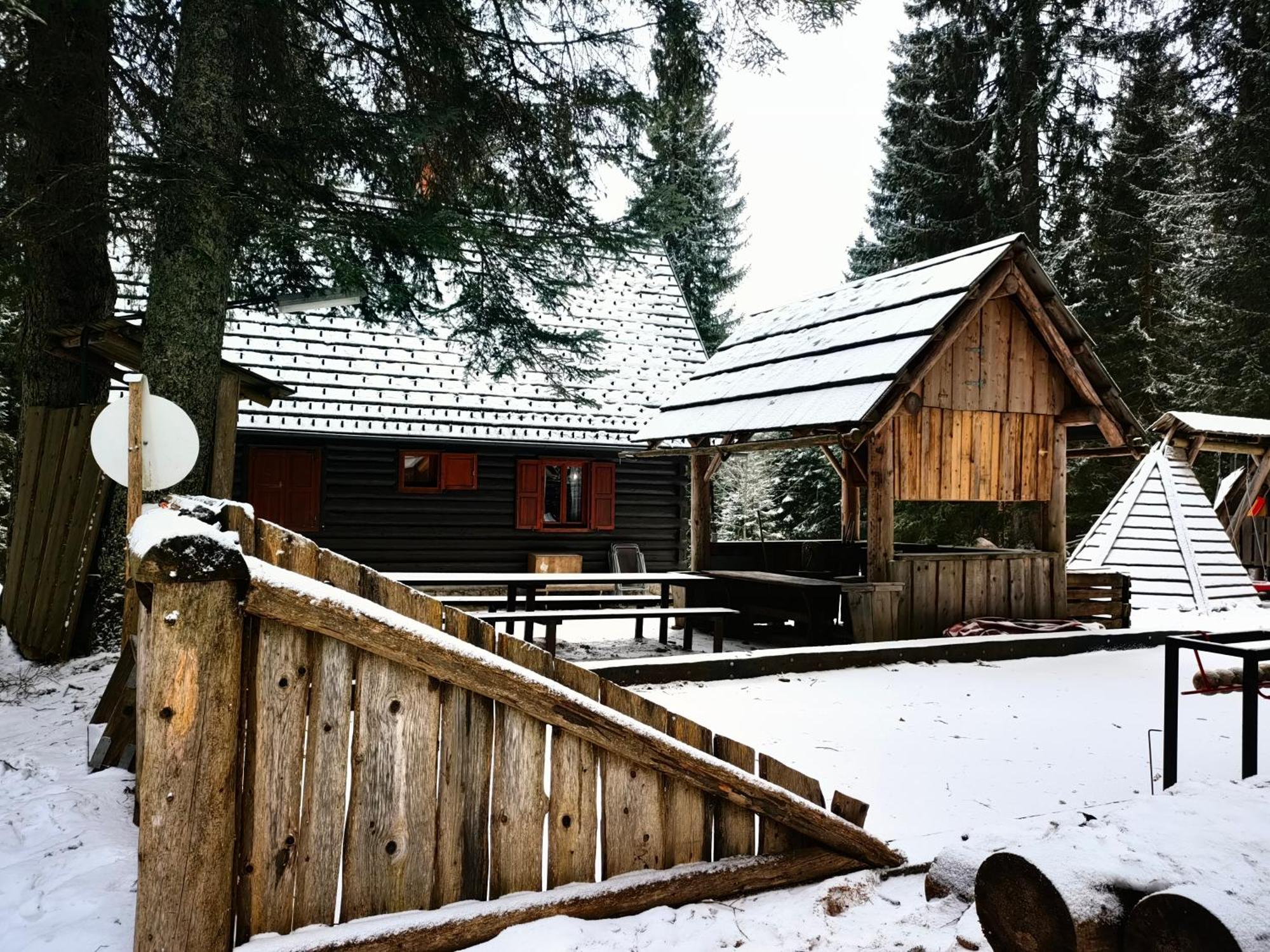 Chalet Stara Jelka Pokljuka Zgornje Gorje Kültér fotó